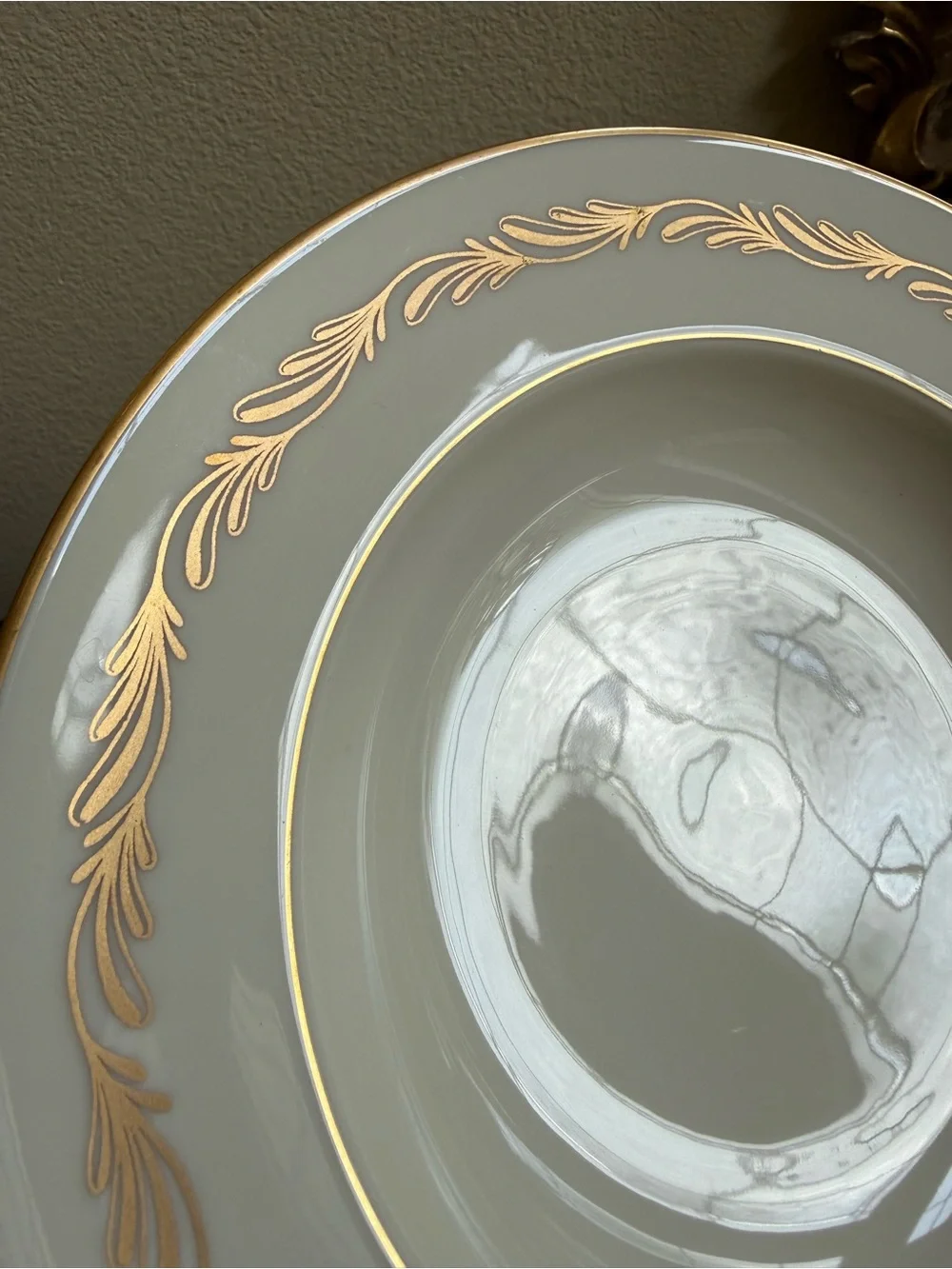 Set of 2 Vintage Franciscan Arcadia Gold porcelain bowls